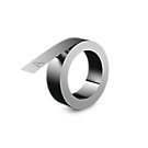 IND Embossing Non-Adhesive Stainless Steel Tag 12mm x 6m